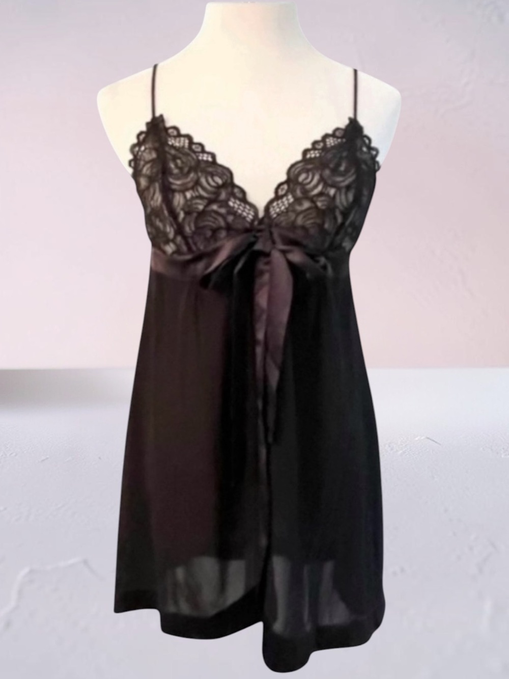 New! La Perla Malizia Studio Short Silk Blend Chemise Nightie Size L